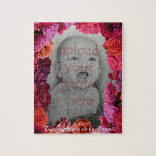 Rose Puzzle Personalisiertes Foto Rose Puzzle