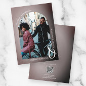 Rose QR Code Foto Hochzeit Save The Date