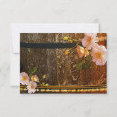 Rose QR Code Weinbauerzeugnisse RSVP Karte (Rückseite)