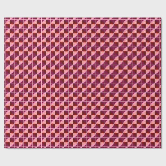 Rose Quarter T-Shirt Geschenkpapier (Flach)