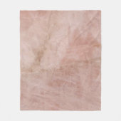 Rose Quartz Fleece Blanket (Vorderseite)
