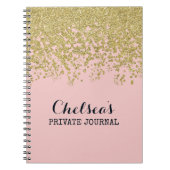 Rose Quartz Glam Chelsea Notes Notizblock (Vorderseite)