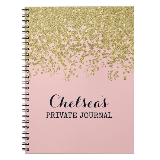 Rose Quartz Glam Chelsea Notes Notizblock (Vorderseite)