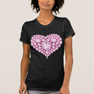 Rose Quartz Heart Gems T-Shirt