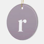 Rose Quartz Initialbrief | Trendy Minimalistisch Keramik Ornament (Links)