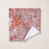 Rose Quartz Kristall Elegante Badetücher Badhandtuch Set (Waschlappen)