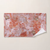 Rose Quartz Kristall Elegante Badetücher Badhandtuch Set (Handtuch)