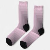Rose Quartz Labyrinth Crew Socken (Linkes Detail)