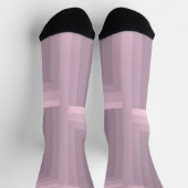 Rose Quartz Labyrinth Crew Socken (Oben)