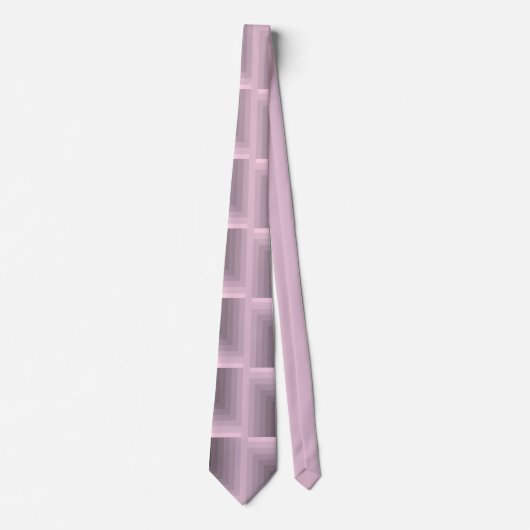 Rose Quartz Labyrinth Necktie Krawatte (Vorderseite)