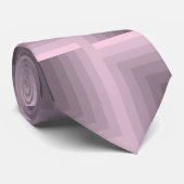 Rose Quartz Labyrinth Necktie Krawatte (Gerollt)