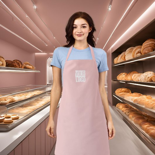 Rose Quartz - Logo hinzufügen Schürze