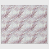 Rose Quartz Marmorinfusion Textur Geschenkpapier (Flach)