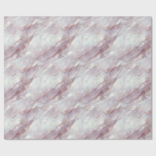 Rose Quartz Marmorinfusion Textur Geschenkpapier (Flach)