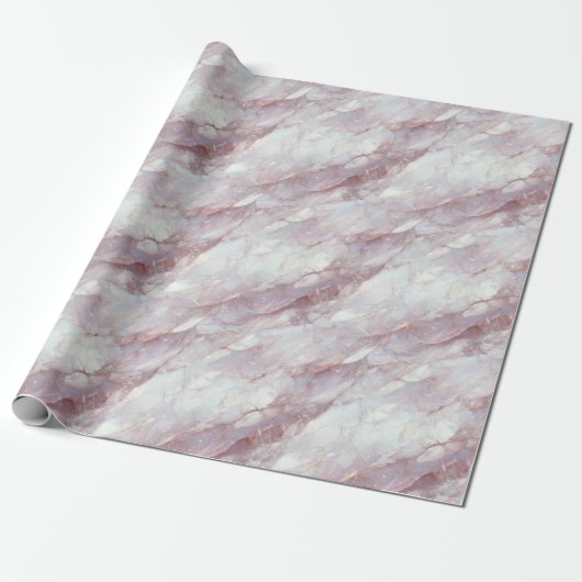 Rose Quartz Marmorinfusion Textur Geschenkpapier (Ungerollt)
