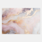 Rose Quartz Nebel Geschenkpapier Set (Vorderseite 3)