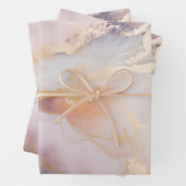 Rose Quartz Nebel Geschenkpapier Set (Beispiel)