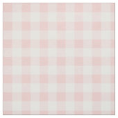 Rose Quartz Pink & White Gingham Karo Stoff (Muster)