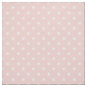Rose Quartz Pink & White Polka Dot Stoff (Muster)