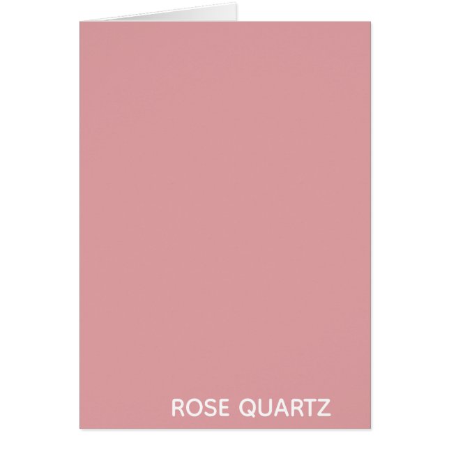 Rose Quartz rosa Farbname (Vorne)