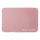 Rose Quartz rosa Farbname Badematte (Vorderseite)