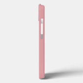 Rose Quartz rosa Farbname Case-Mate iPhone Case (Rückseite / Links)