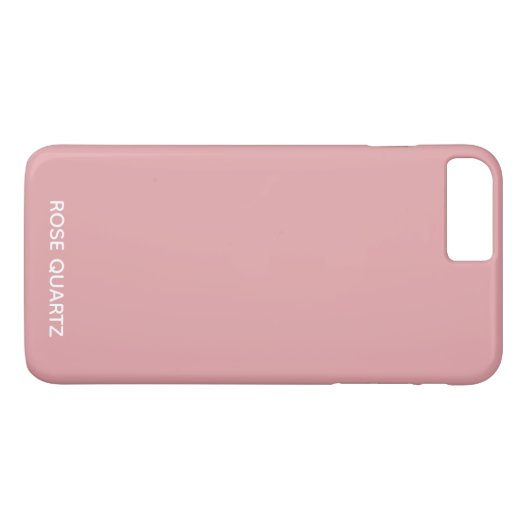 Rose Quartz rosa Farbname Case-Mate iPhone Hülle (Rückseite (Horizontal))