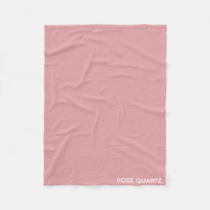 Rose Quartz rosa Farbname Fleecedecke