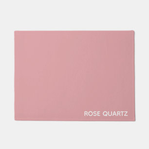 Rose Quartz rosa Farbname Fußmatte