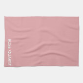Rose Quartz rosa Farbname Geschirrtuch (Horizontal)