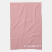 Rose Quartz rosa Farbname Geschirrtuch (Vertikal)
