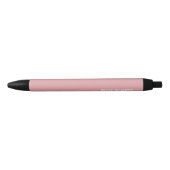 Rose Quartz rosa Farbname Kugelschreiber (Vorderseite)