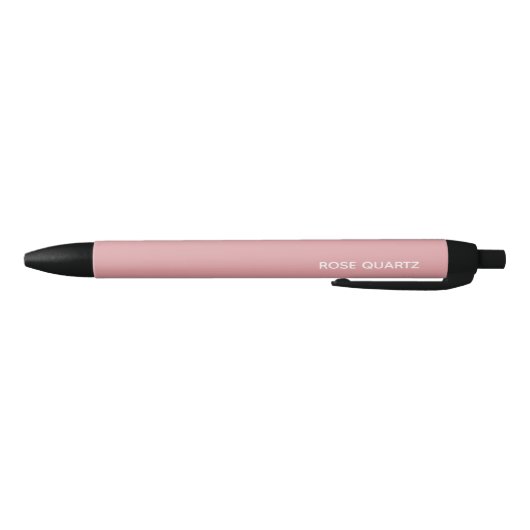 Rose Quartz rosa Farbname Kugelschreiber (Unterseite)