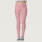 Rose Quartz rosa Farbname Leggings (Vorderseite)