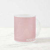 Rose Quartz rosa Farbname Mattglastasse (VorderseiteRechts)