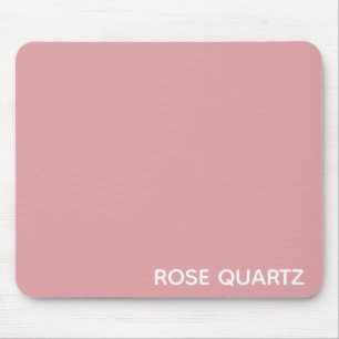 Rose Quartz rosa Farbname Mousepad