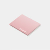 Rose Quartz rosa Farbname Post-it Klebezettel (angewinkelt)