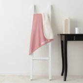 Rose Quartz rosa Farbname Sherpadecke (Beispiel)