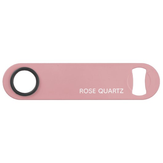 Rose Quartz rosa Farbname Speed Flaschenöffner (Vorderseite (Horizontal))