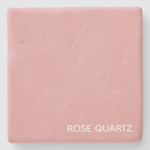 Rose Quartz rosa Farbname Steinuntersetzer