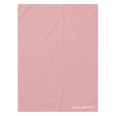Rose Quartz rosa Farbname Tischdecke (Vorderseite)