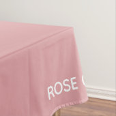 Rose Quartz rosa Farbname Tischdecke (Beispiel)
