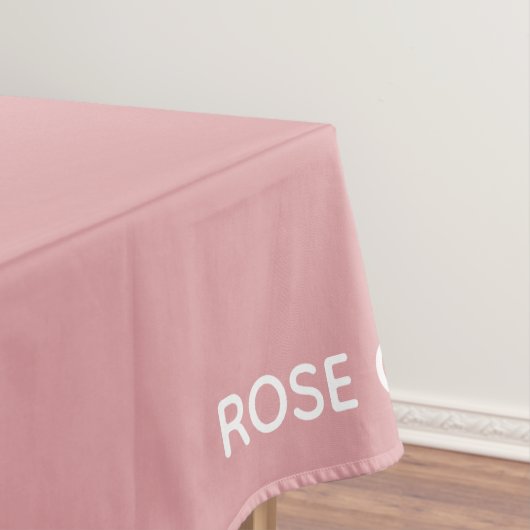 Rose Quartz rosa Farbname Tischdecke (Beispiel)