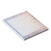 Rose Quartz Serenity Blue Notizblock (angewinkelt)