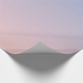 Rose Quartz Serenity Gradient Wrapping Paper Geschenkpapier (Ecke)