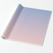 Rose Quartz Serenity Gradient Wrapping Paper Geschenkpapier (Ungerollt)