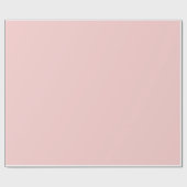 Rose Quartz Solid Wrapping Paper Geschenkpapier (Flach)