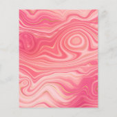 Rose Quartz und Blush Strata Hochzeit Einladung Flyer (Hinten)