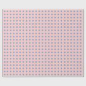 Rose Quartz und Serenity Polka Dot Wrapping Paper Geschenkpapier (Flach)