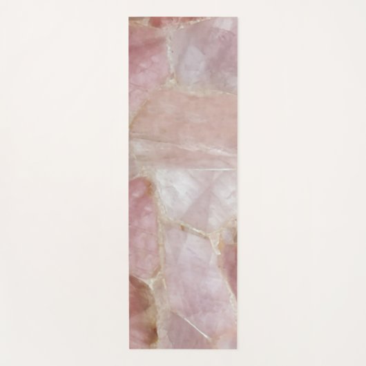 Rose Quartz Yogamatte (Vorderseite)